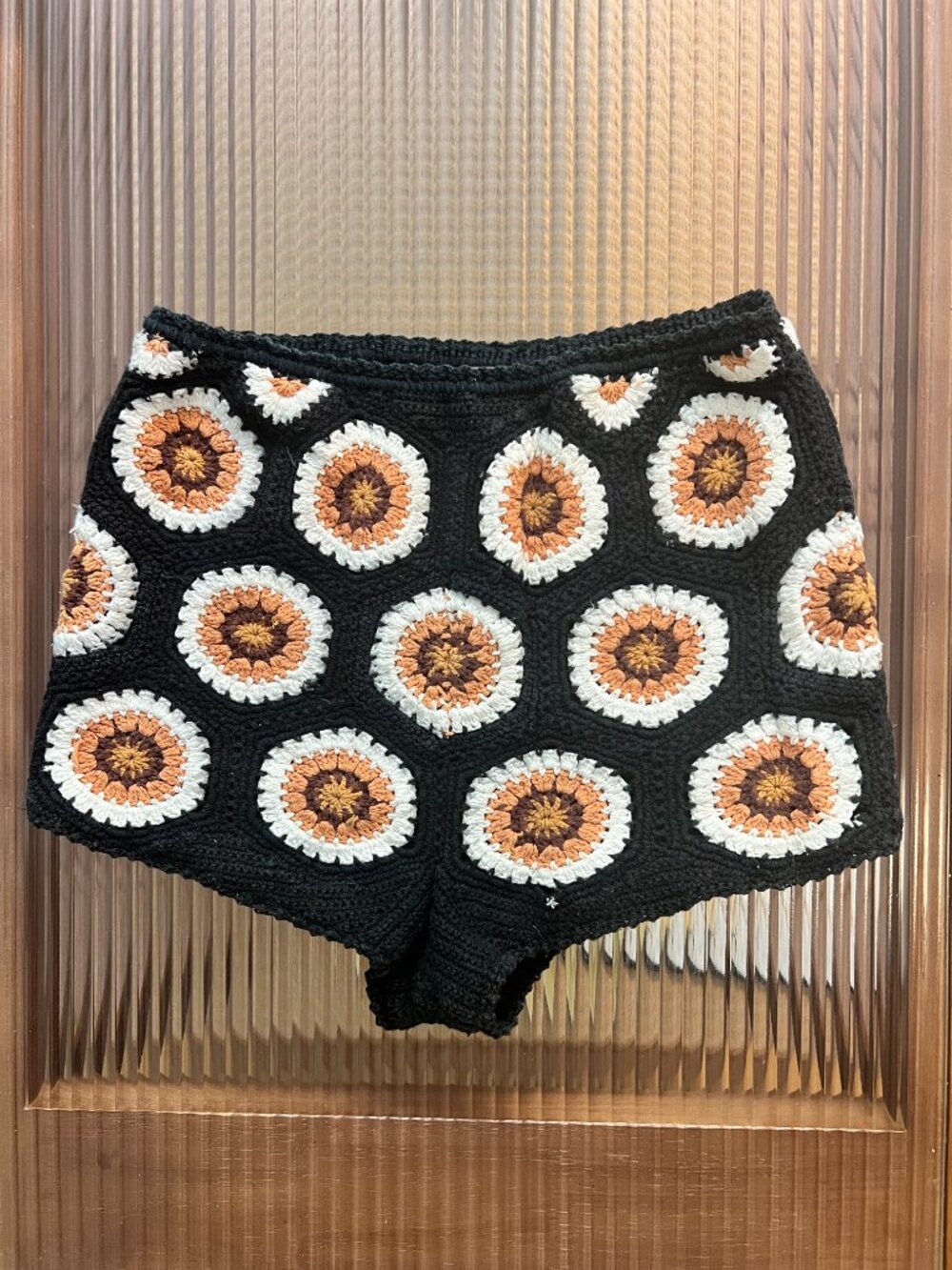 Stich the moon free people crochet shorts